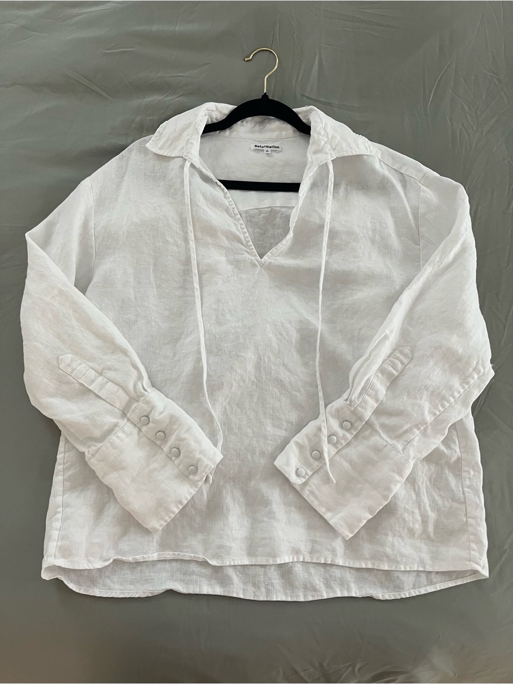 Reformation Linen Shirt